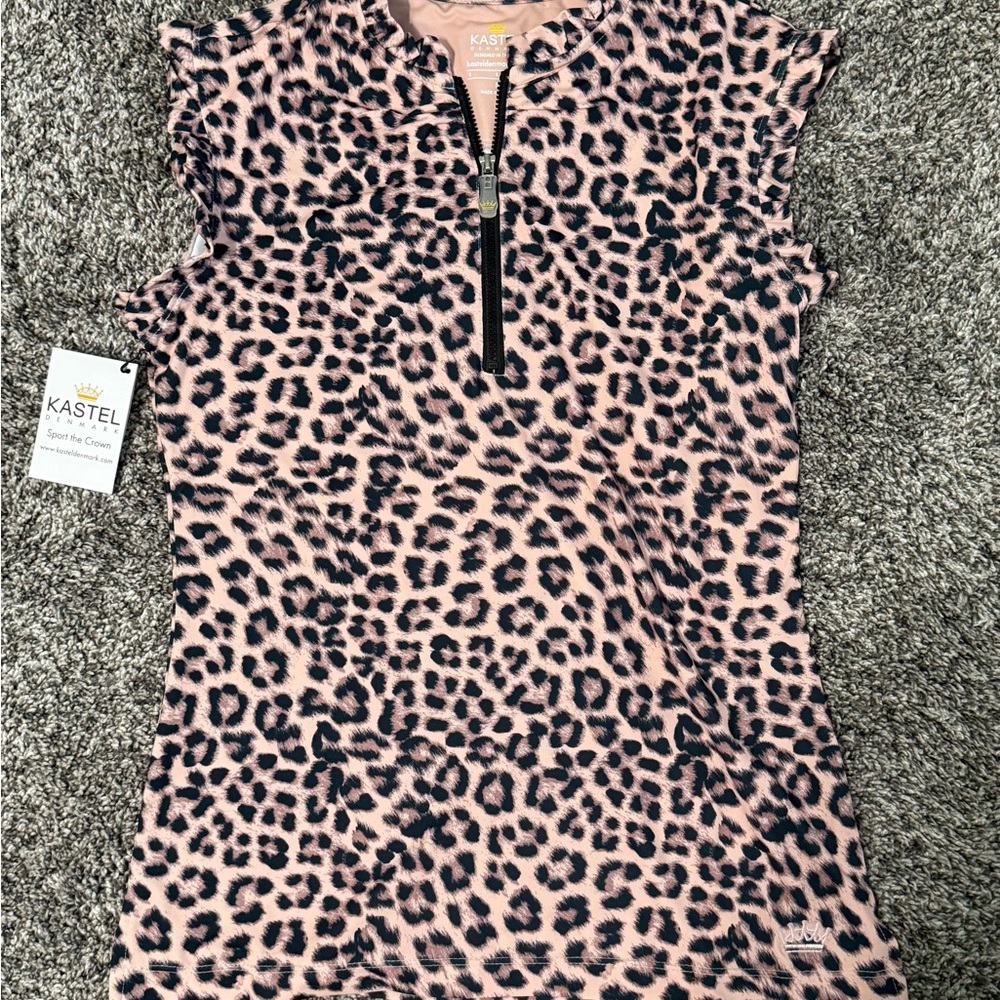 Kastel Denmark leopord/cheeta print sunshirt